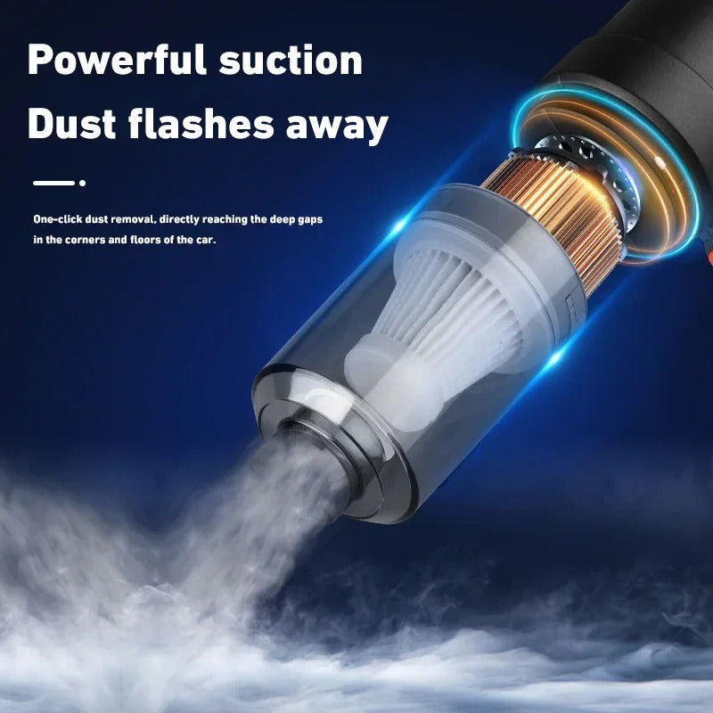 Wireless Portable Car Robot 120W Vacuum