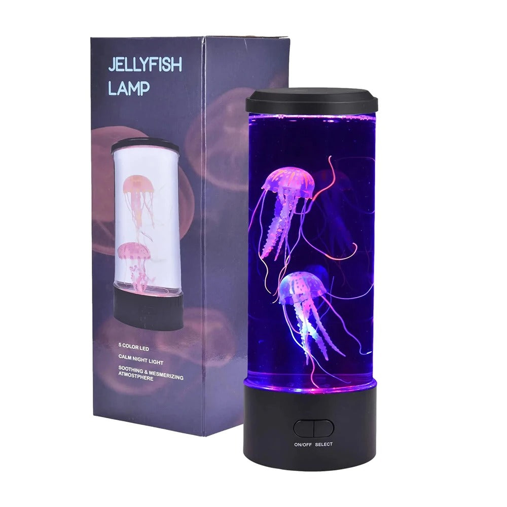 Jellyfish Color Changing Night Light Lamp - USB/Battery Powered