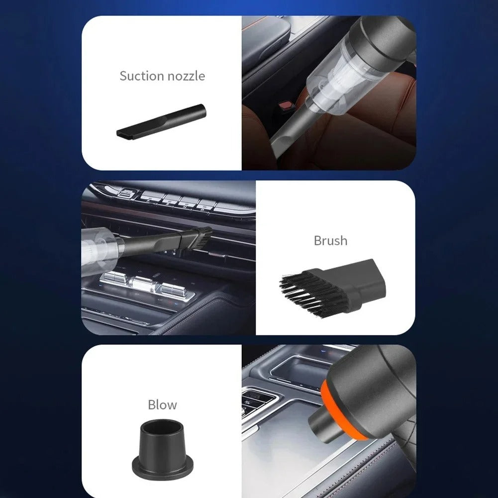 Wireless Portable Car Robot 120W Vacuum