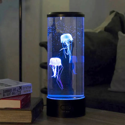 Jellyfish Color Changing Night Light Lamp - USB/Battery Powered