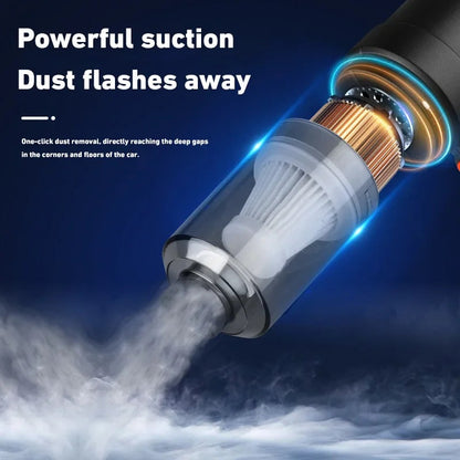 Wireless Portable Car Robot 120W Vacuum